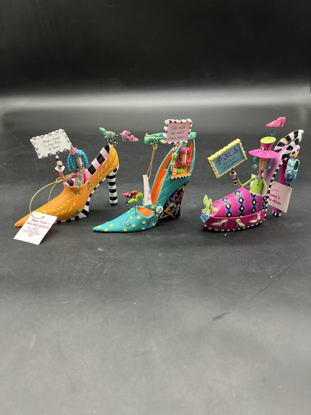 Dolly Mama's by Joey Shoe Collection Lot of 3 The Hamilton Collection